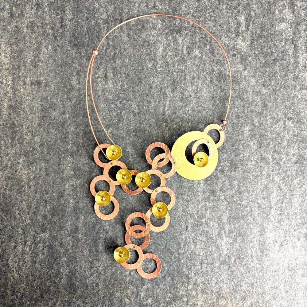 Chick Boss handmade wearable sculpture statement necklace - fair trade jewelry - Picture 3 of 11